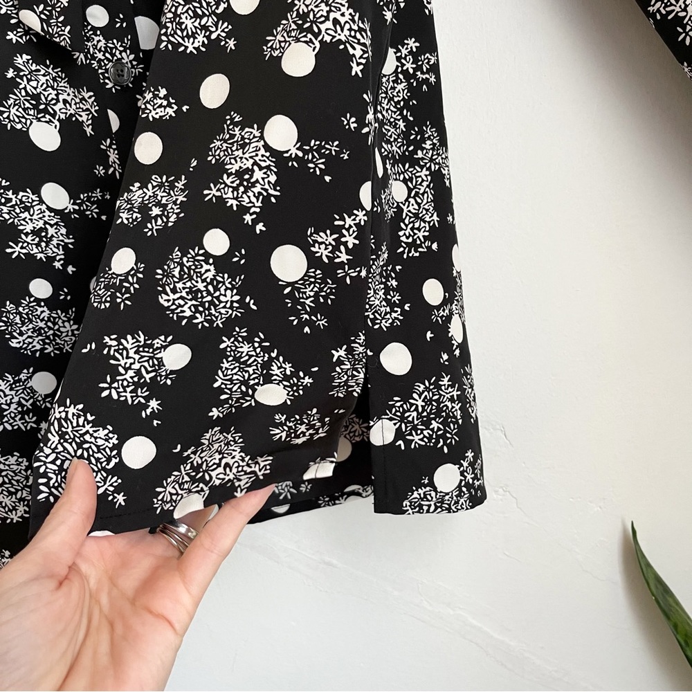 Draper James Winter Dot Cold Shoulder Top - Picture 6 of 13